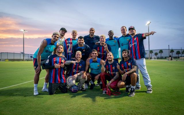 Barça and the Miami Dolphins cross paths