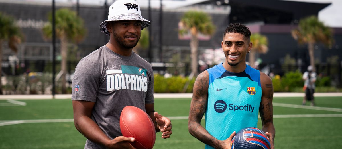 Barça and the Miami Dolphins cross paths