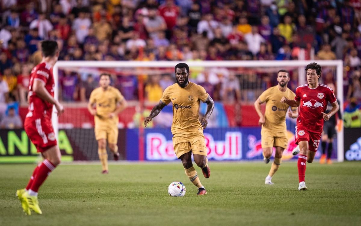 Insane FC Barcelona x NY Red Bulls 22-23 Mash-Up Kit - Worn by