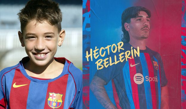 Héctor Bellerín, from Barça Escola to the first team