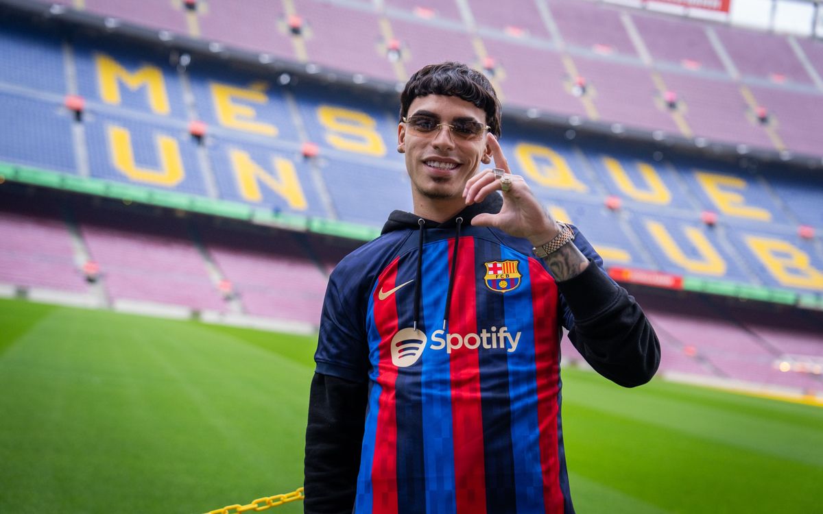 Luar la L visita el Spotify Camp Nou