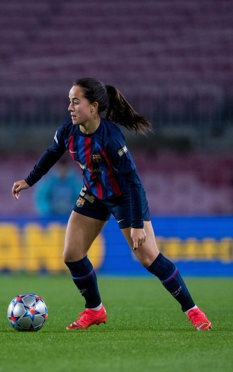 Barcelona, Catalonia. 30th Mar, 2022. Aitana Bonmati of FC Barcelona in  action during the UEFA Women's Champions League match between FC Barcelona  Femeni and Real Madrid Femenino at Camp Nou.Final score; FC