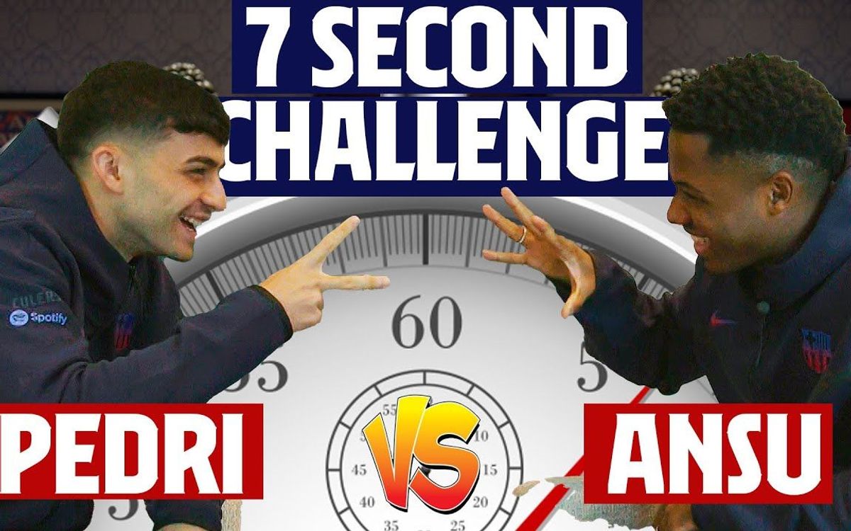 7 Second Challenge: Pedri and Ansu Fati