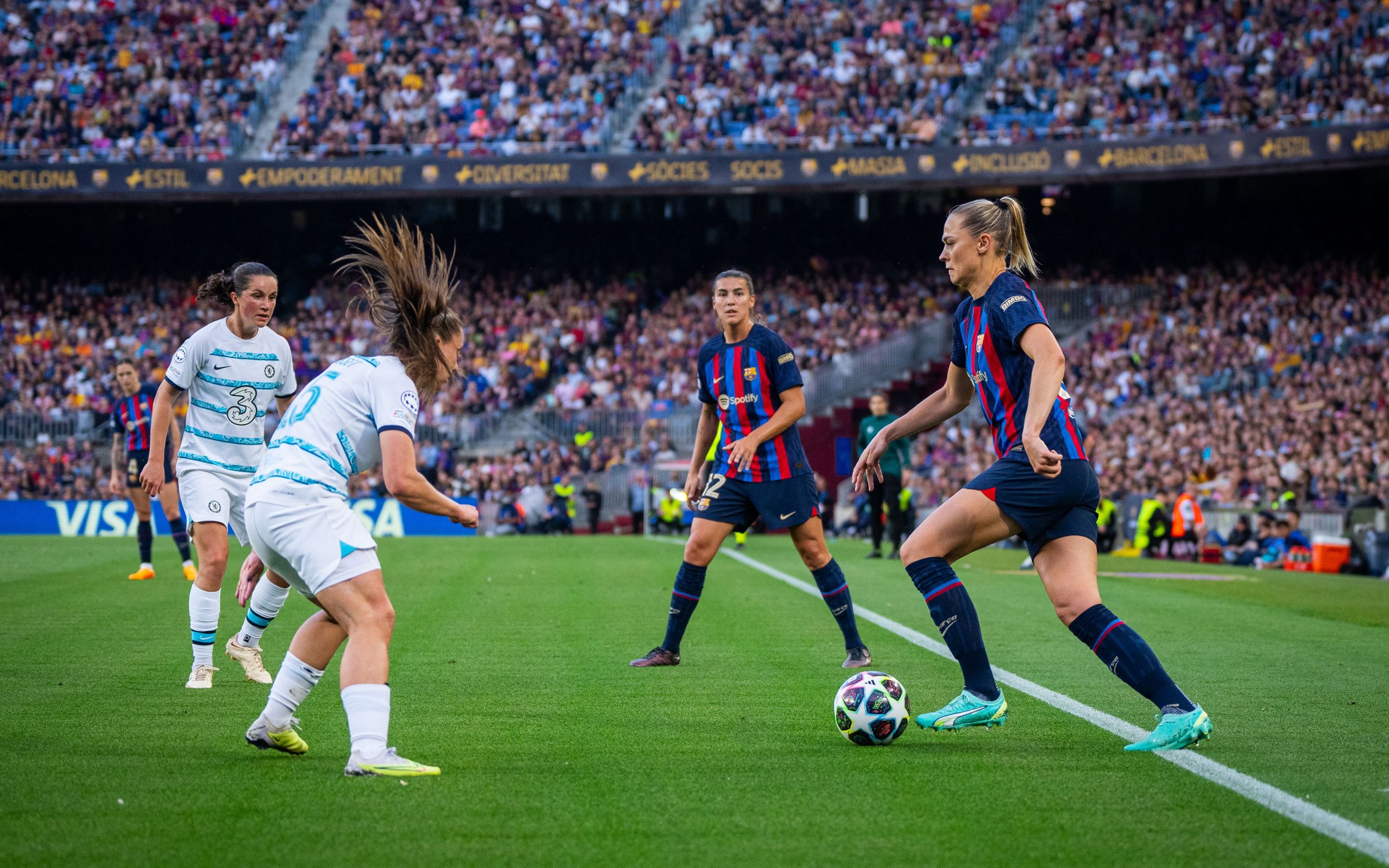 Barça 1-1 Chelsea in the WCL