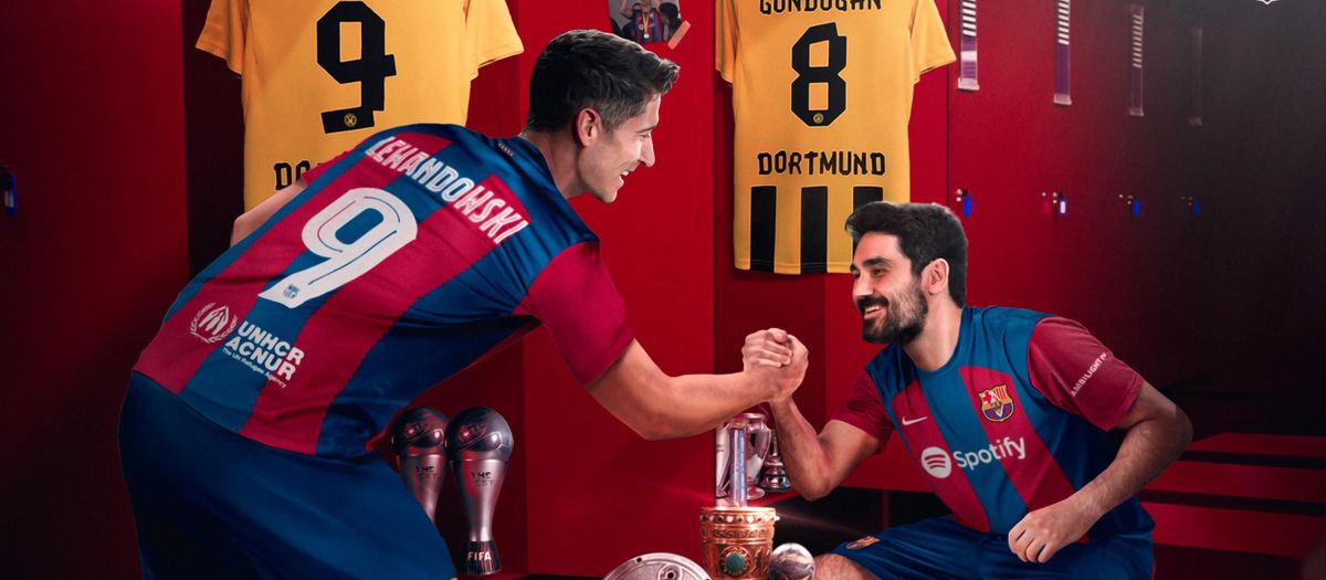 Gündoğan and Lewandowski together again nine years later