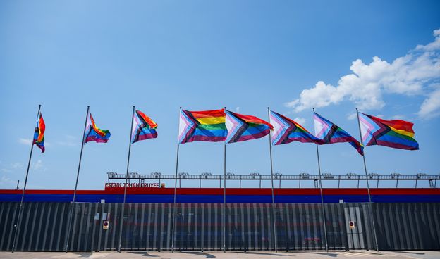 Find another club if you have a problem with a pride flag'; 'unfortunate to  support a gay club': Barca fans have mixed reactions to LGBT flags at Camp  Nou - Football