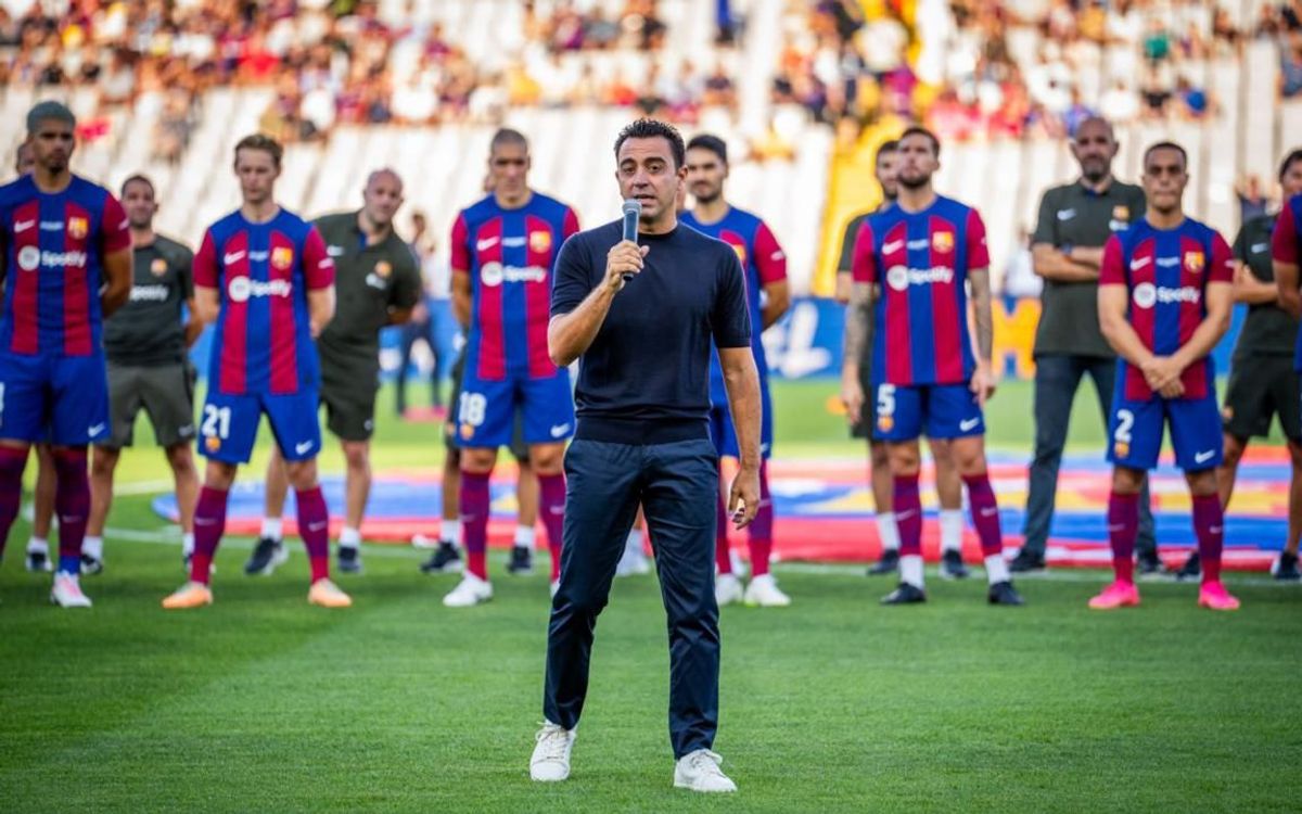 El Barça 2023/24, presentado en su nueva casa