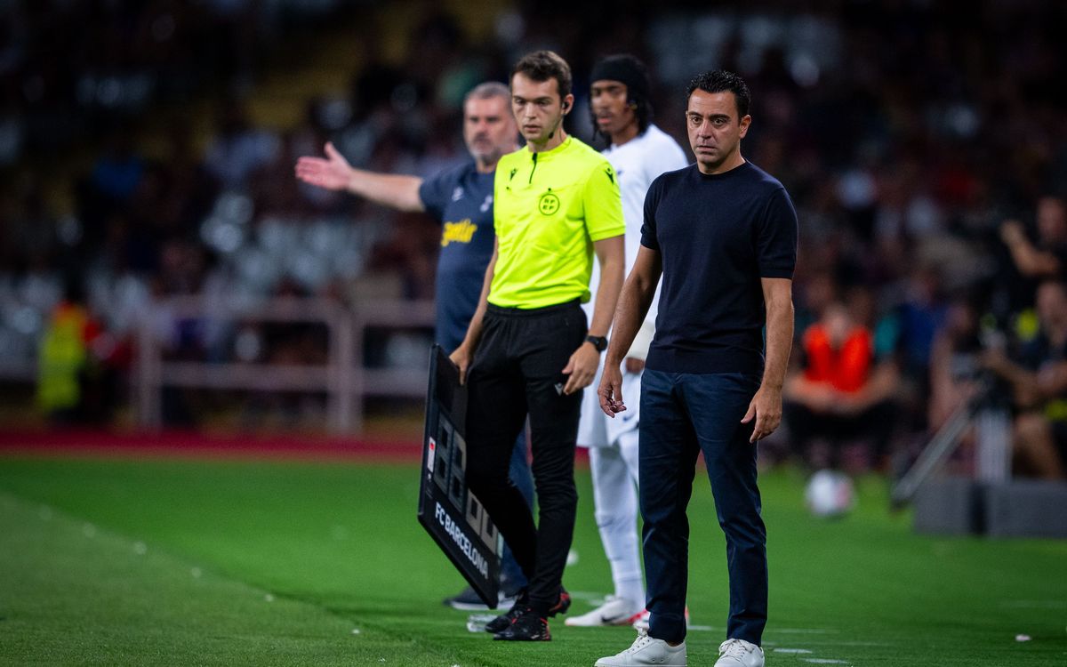 Xavi Hernández: “Hemos hecho un final de partido muy bueno