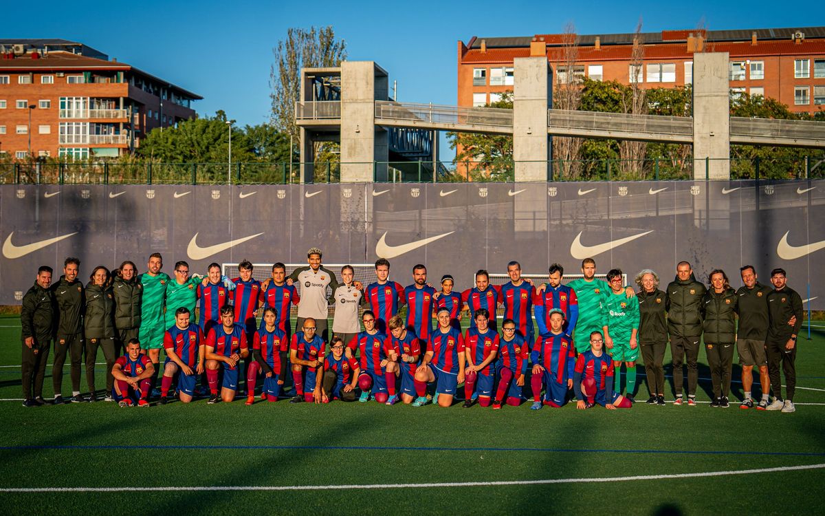 Araujo and Mapi León, Barça Foundation ambassadors 2023/24