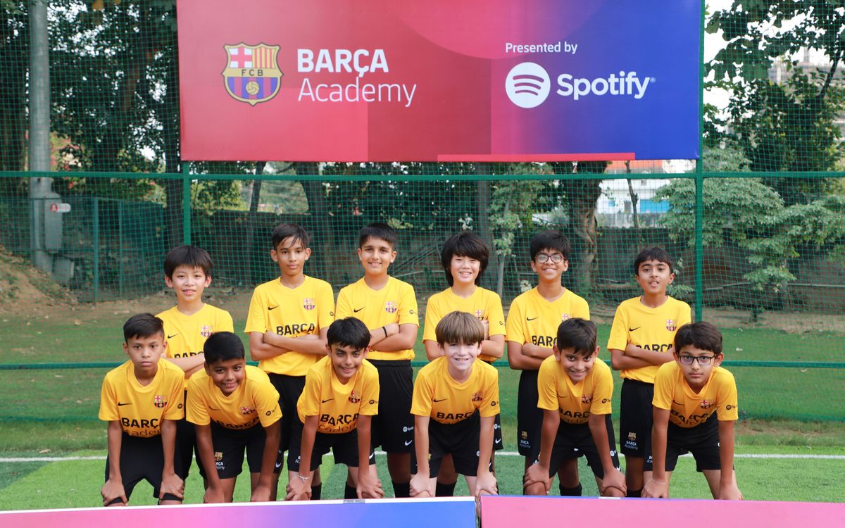 Barça Academy Delhi teams up with Spotify