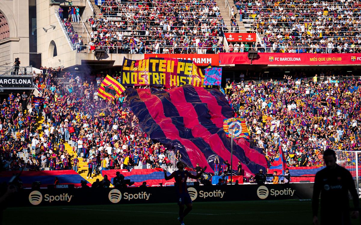 Gran festa vestida de Clàssic en el debut del Barça Femení a l’Estadi Olímpic Lluís Companys