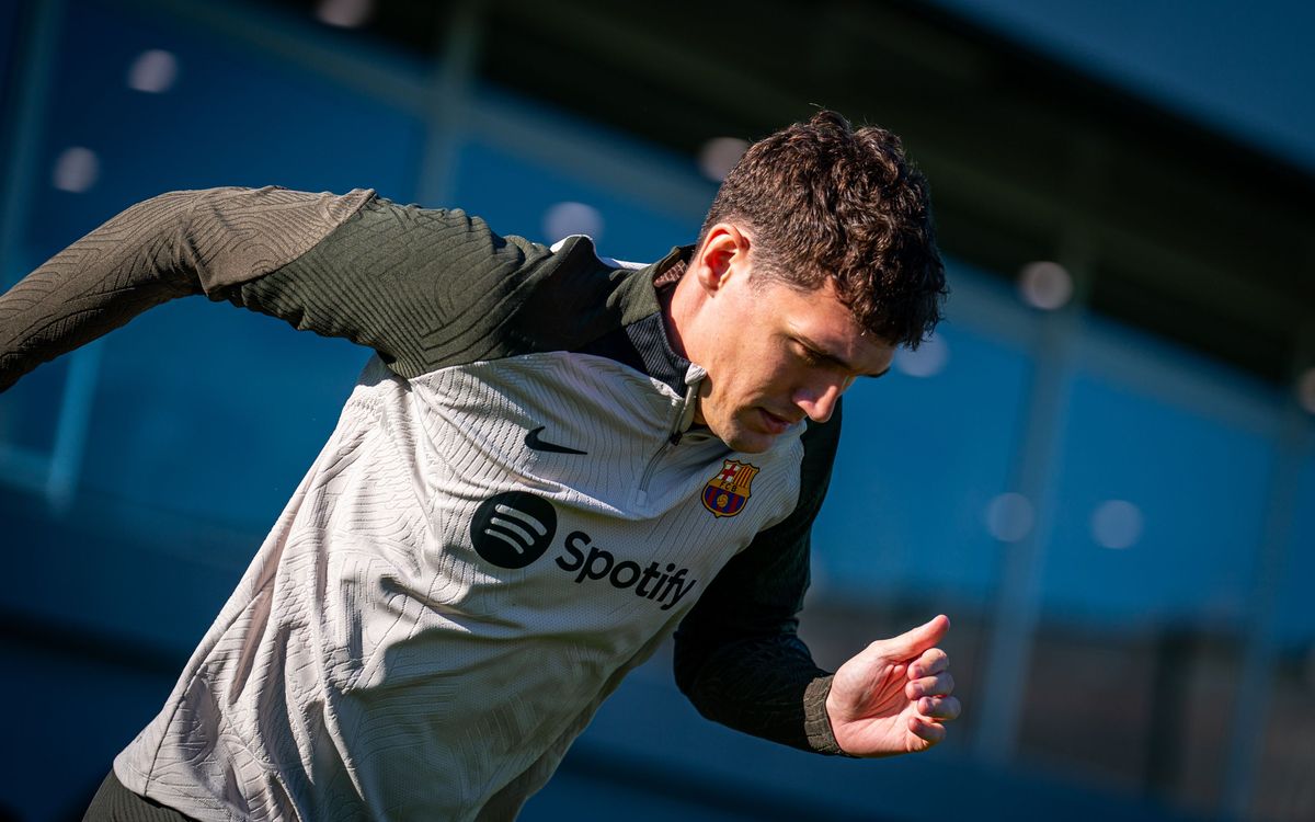 João Cancelo and Andreas Christensen back at training