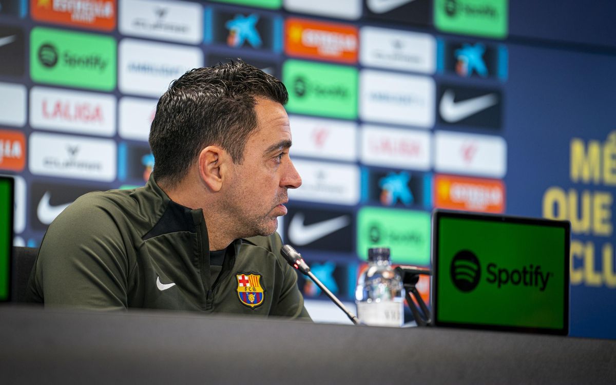 Xavi: “Debemos ser contundentes en las áreas”