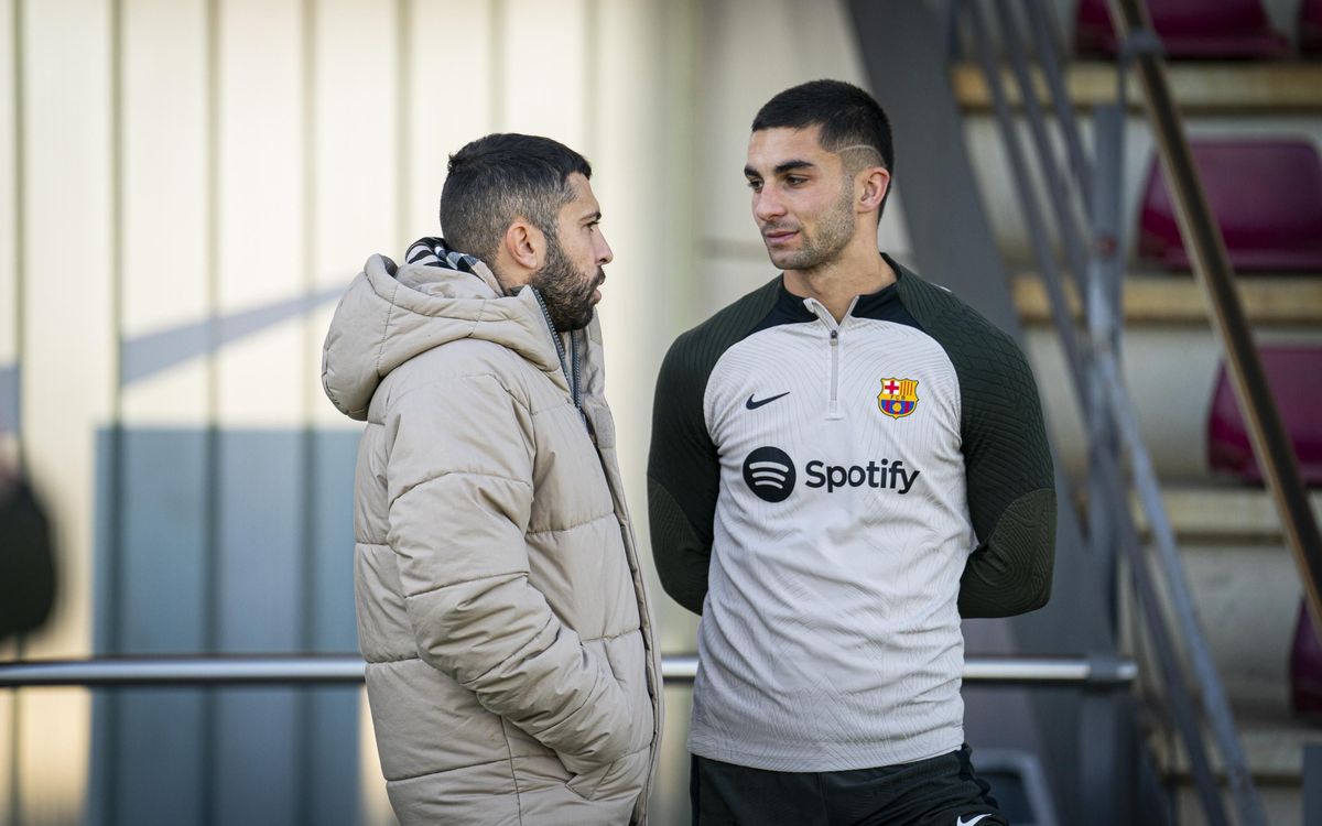 Dernier entraînement avant la réception d'Almeria