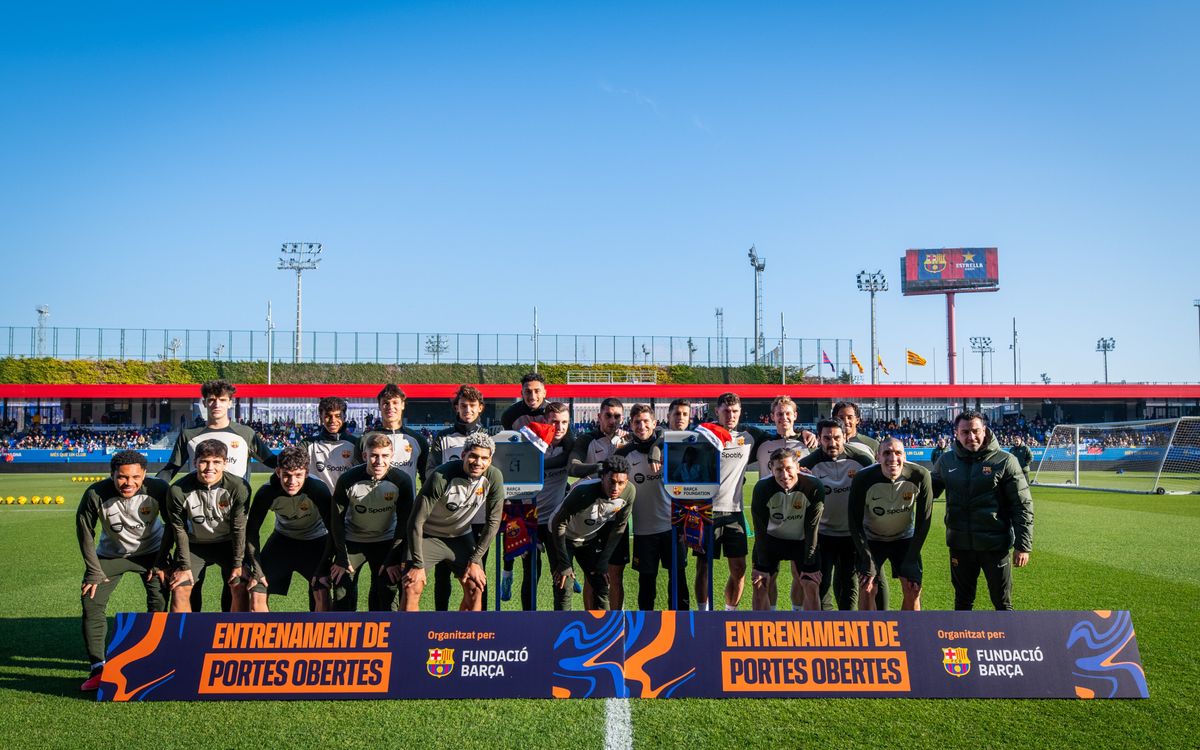 L’Estadi Johan Cruyff acull l’entrenament solidari de portes obertes organitzat per la Fundació FC Barcelona