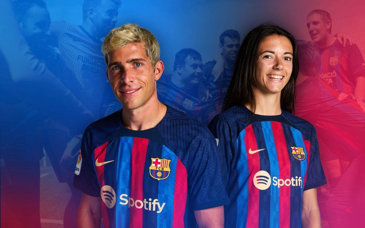 Aitana Bonmatí and Sergi Roberto, 2022/23 ambassadors of the Barça Foundation