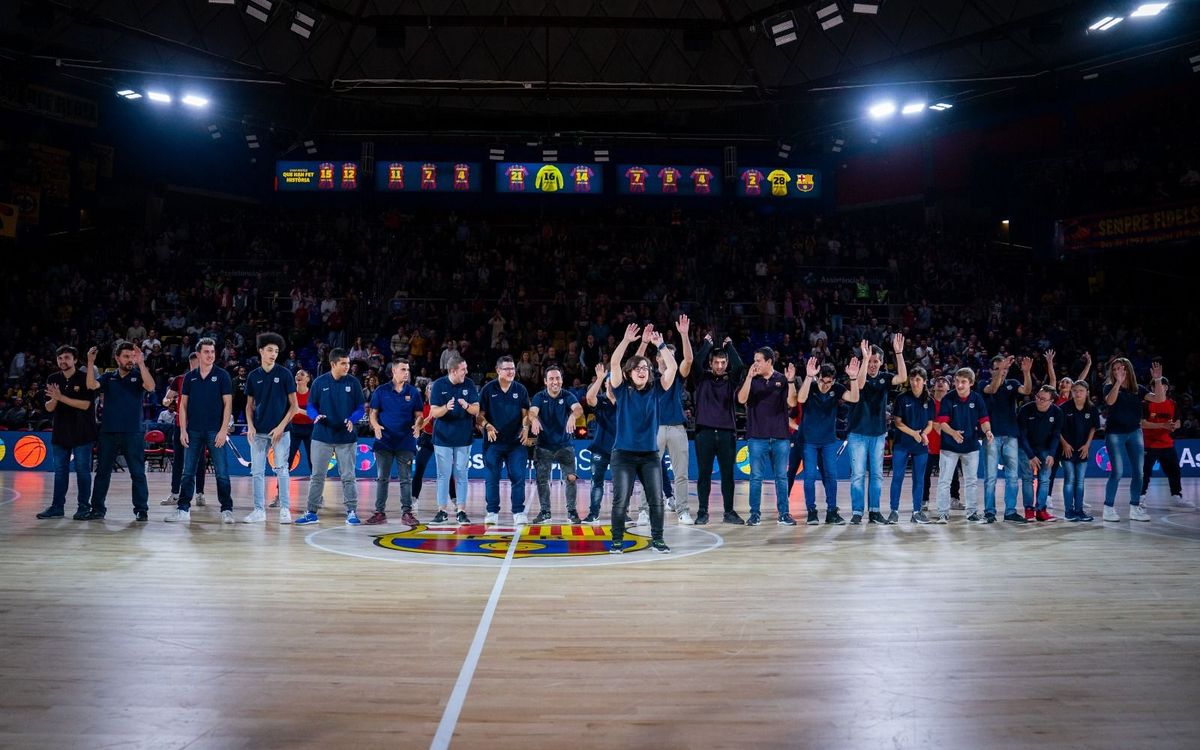 The Barça Foundation experiences the magic of the Palau