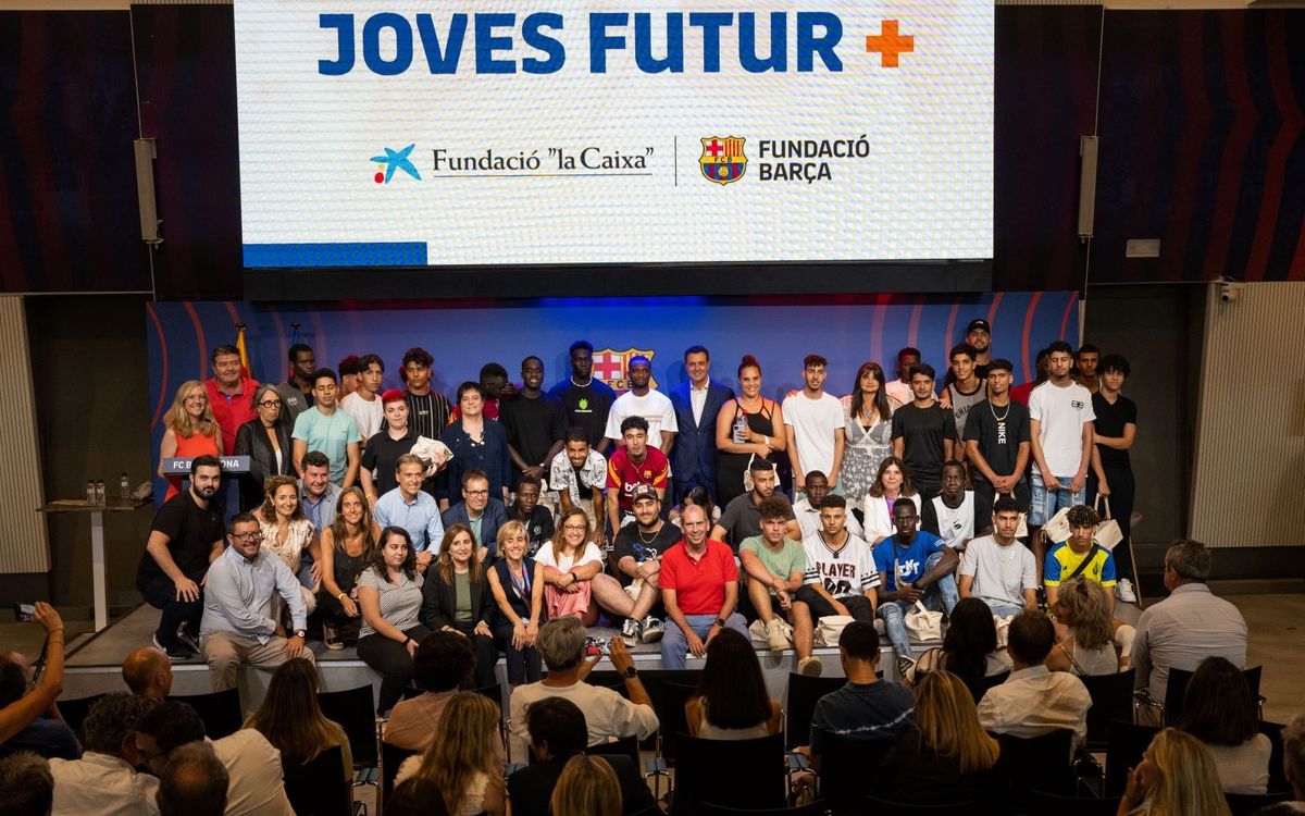 El programa 'Joves Futur +' de la Fundación FC Barcelona con el apoyo de la Fundación 