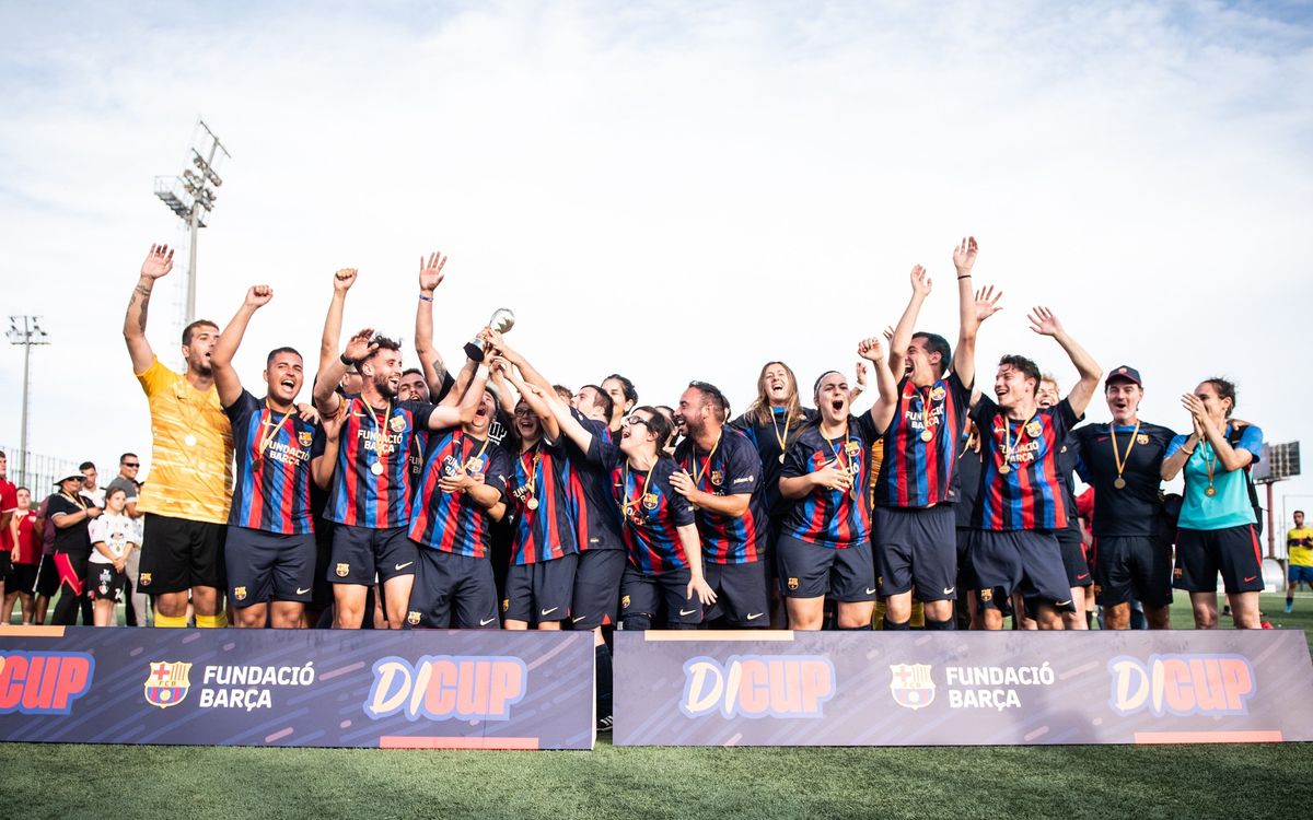 La DICUP se confirma como la fiesta del fútbol inclusivo y cierra el curso del Fundación Barça