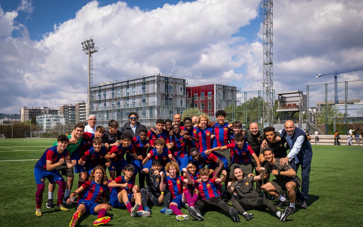 El Cadet B es proclama campió de Lliga