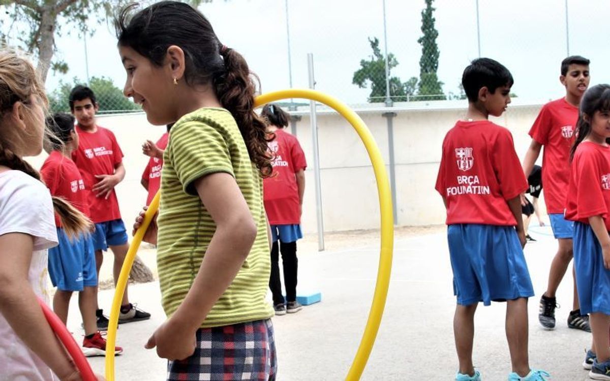 Accés a l'esport i inclusió amb infants i persones joves refugiades