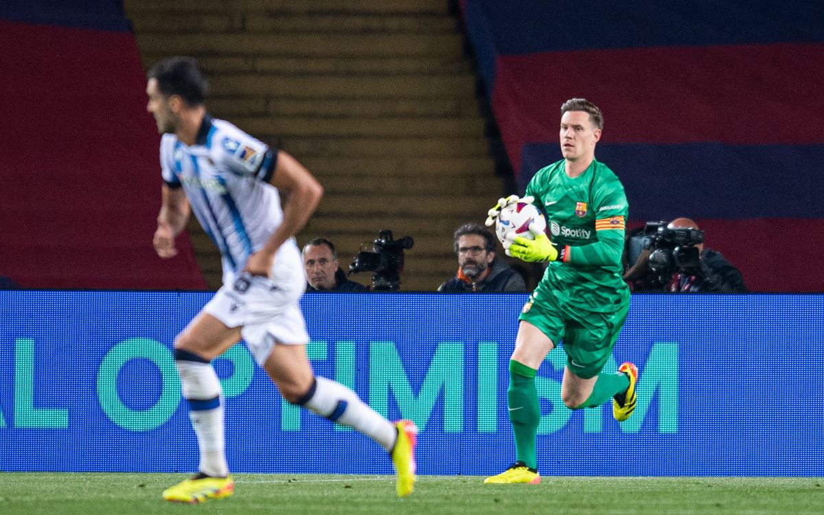 Ter Stegen, en plena lluita pel Zamora