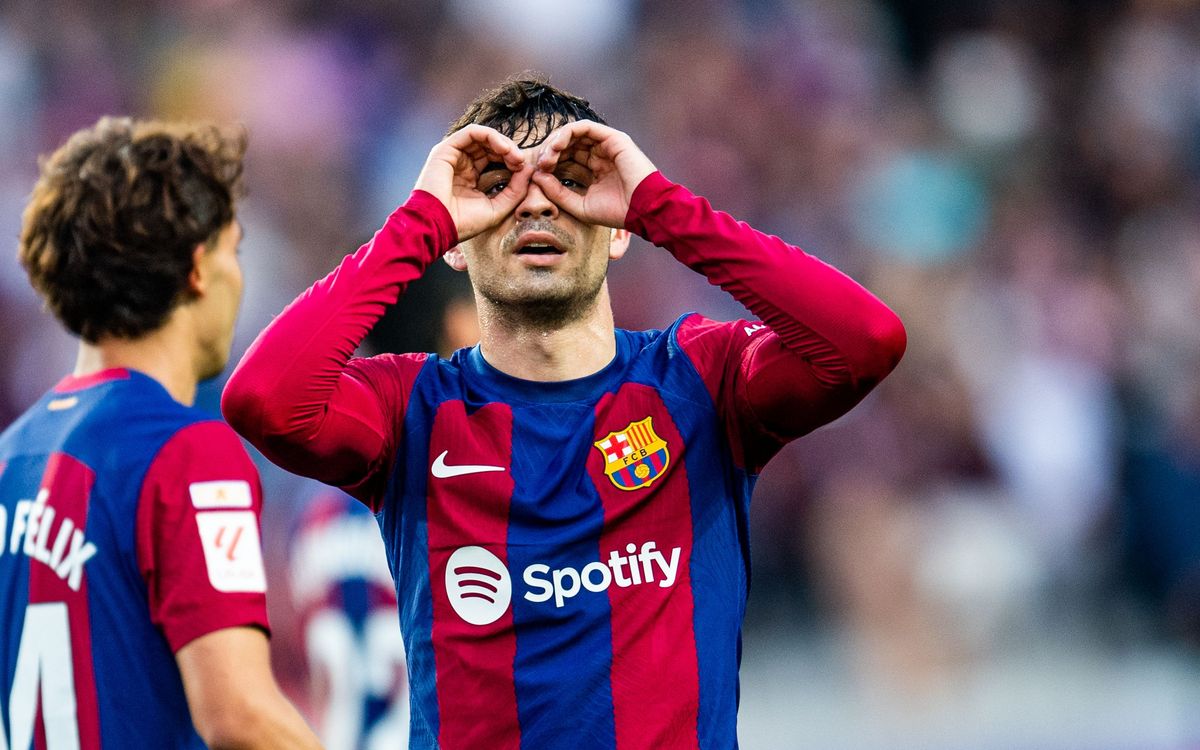 Pedri scores first FC Barcelona brace