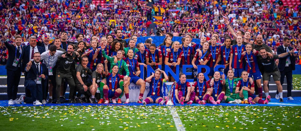 El FC Barcelona guanya la seva 47a Copa d'Europa