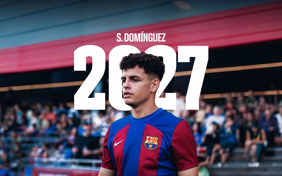 Sergi Domínguez, blaugrana fins al 2027