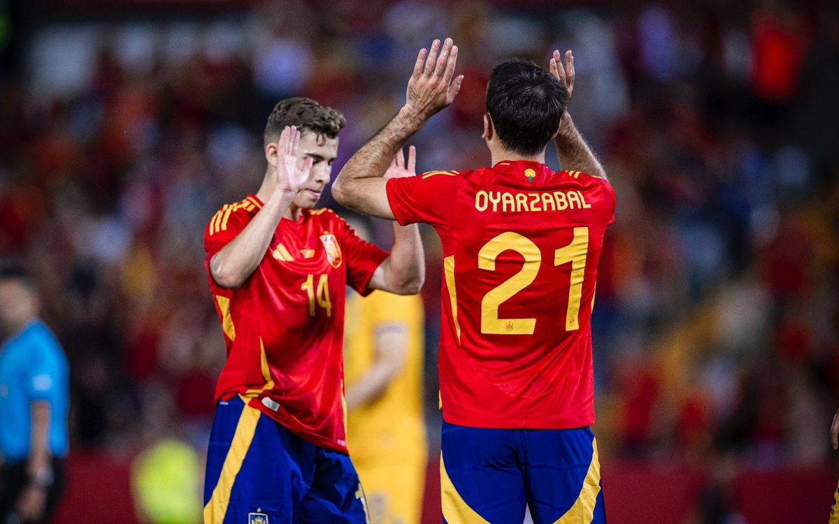Fermín makes international debut