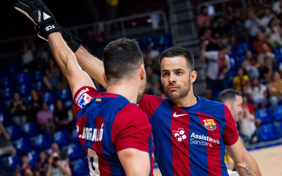 Barça 3-1 Noia Freixenet: Hard fought win, one more for the title