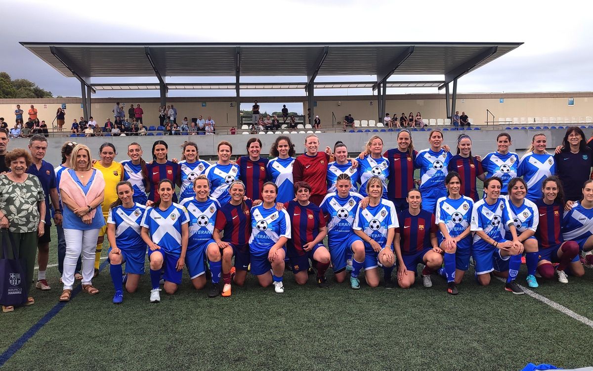 Doblete de partidos exigentes del AJ FCB Femenino