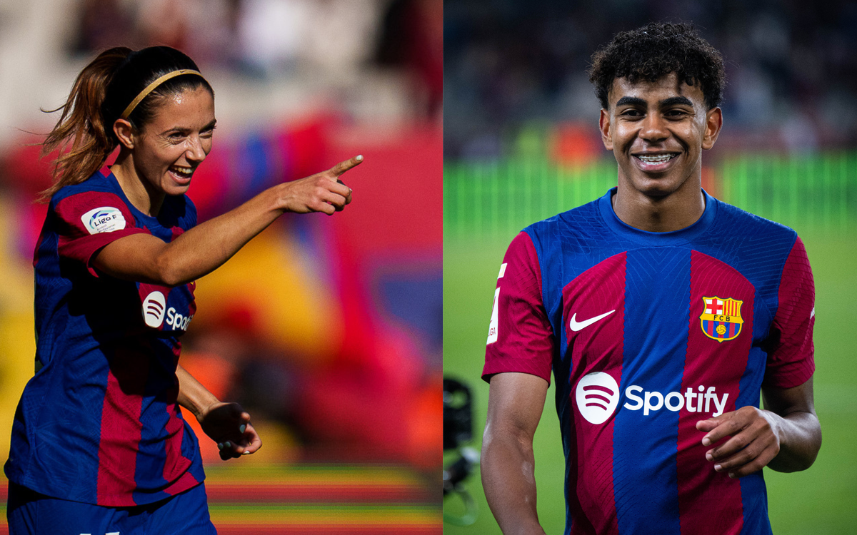 Lamine Yamal i Aitana Bonmatí, Premi Barça Jugadors 2024