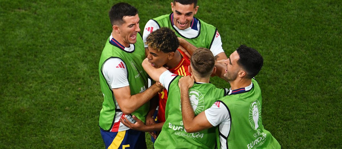 Four Spanish blaugrana players in the Euro 24 final