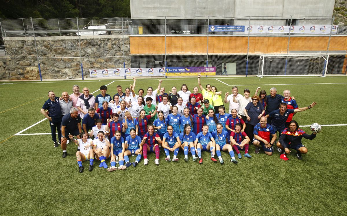 El AJ FCB Femenino cierra la temporada en Andorra con victoria