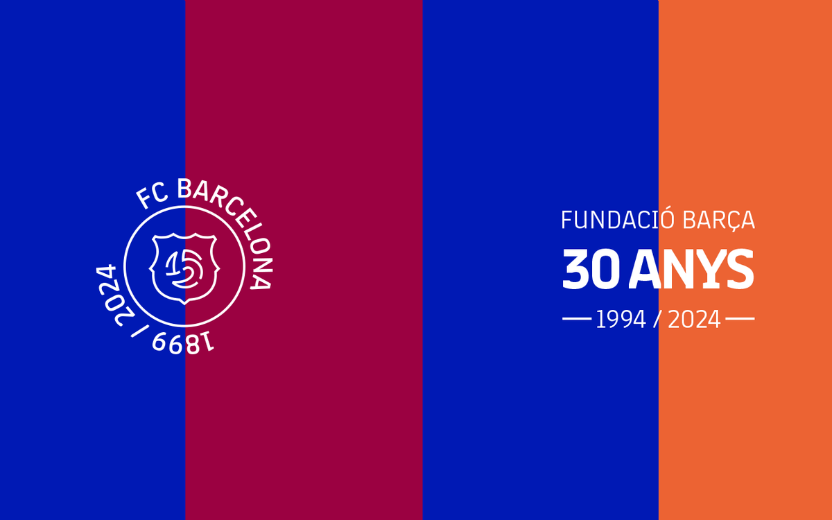 La Fundació FC Barcelona celebra els seus 30 anys estrenant un nou web