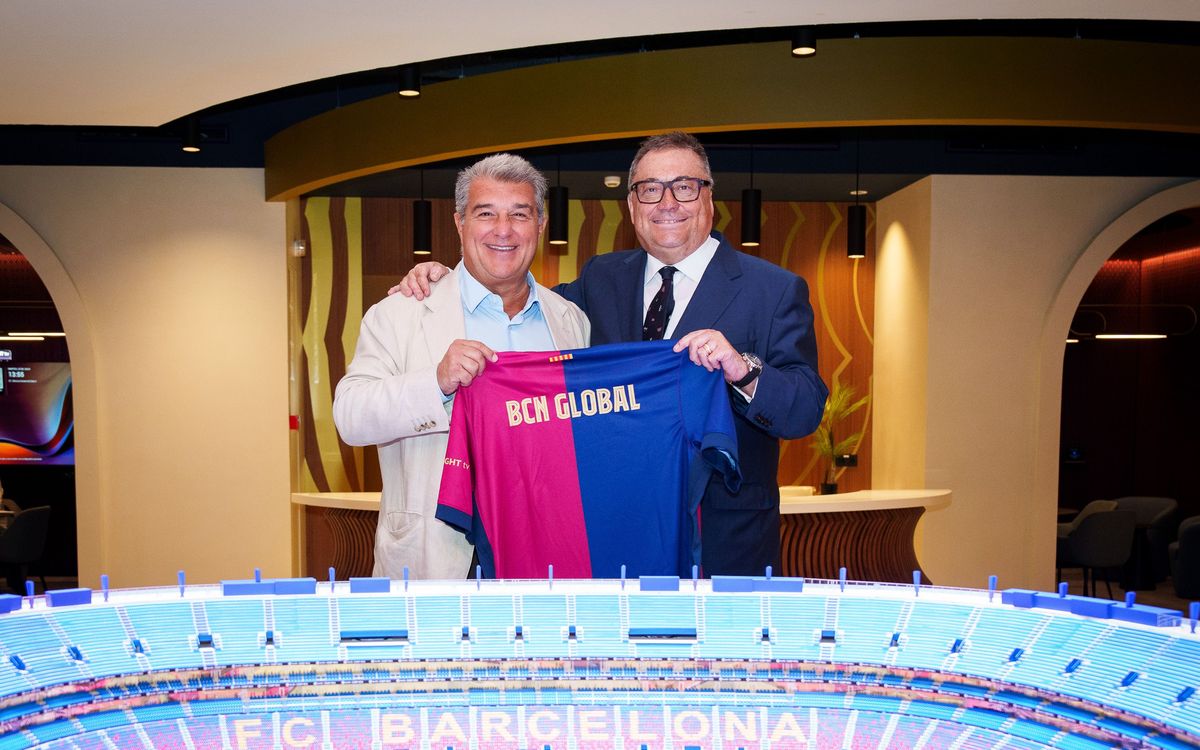 El FC Barcelona y Barcelona Global firman un convenio de colaboración para impulsar la proyección internacional de la ciudad