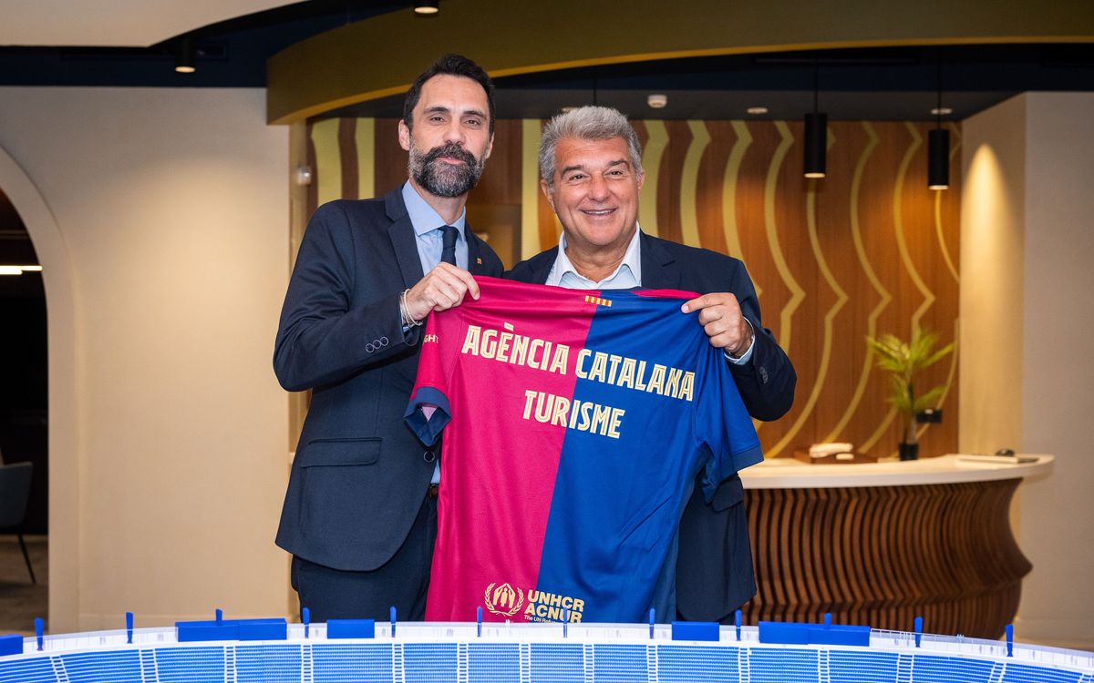 El FC Barcelona i l’Agència Catalana de Turisme renoven la seva aliança per promoure Catalunya com a destinació turística al món