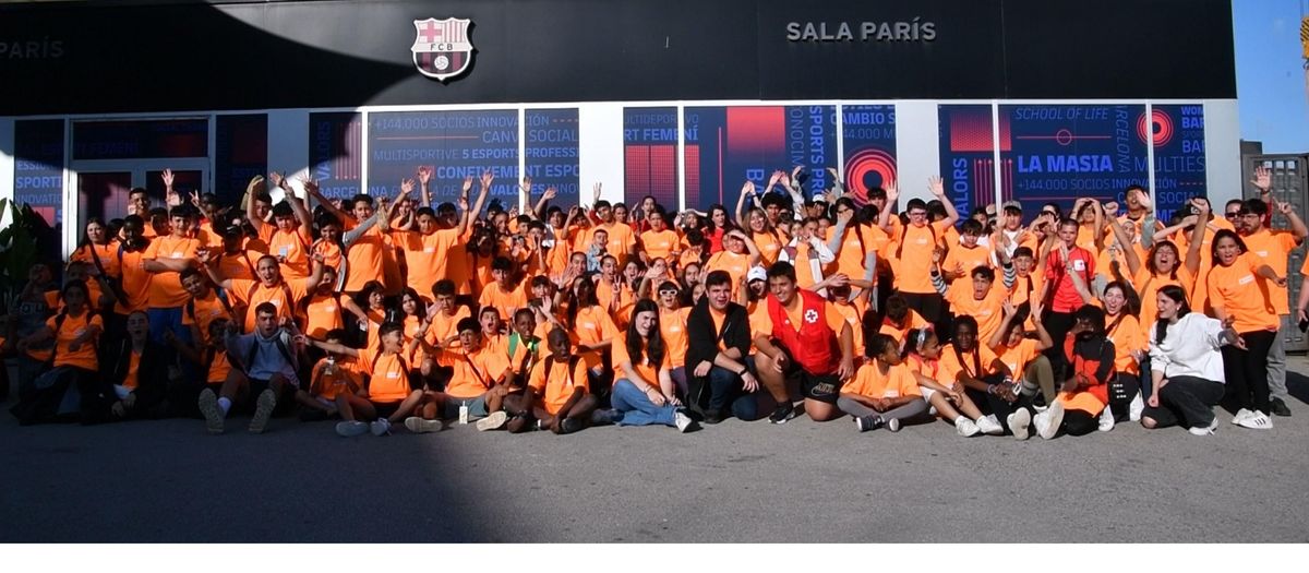 La Fundación FC Barcelona y Cruz Roja impulsan la inclusión social de 260 niños a través del deporte