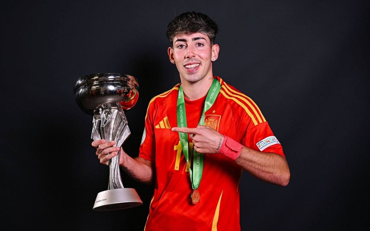 Dani Rodríguez, campeón de Europa sub-19 con España