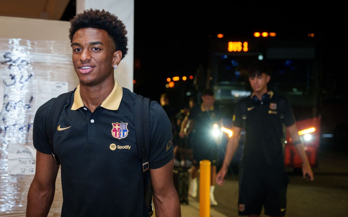 Barça arrive in the United States