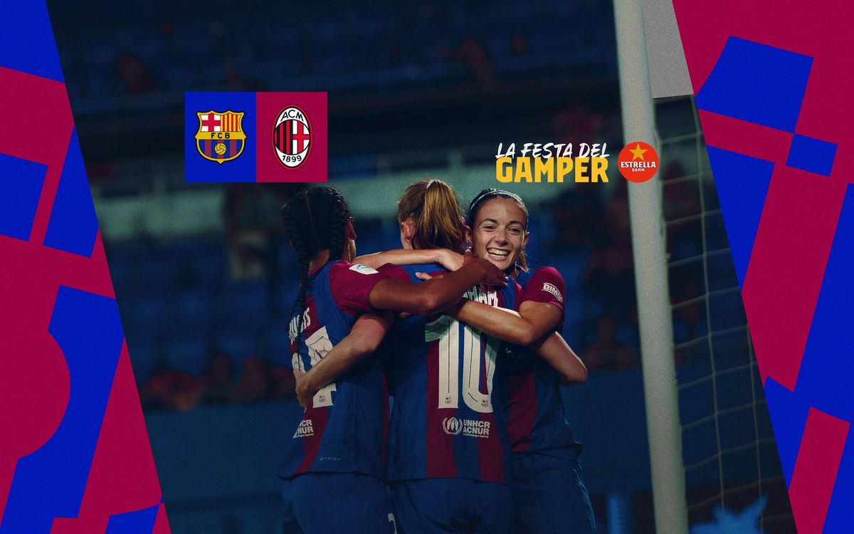 L’AC Milan serà el rival del Trofeu Joan Gamper femení