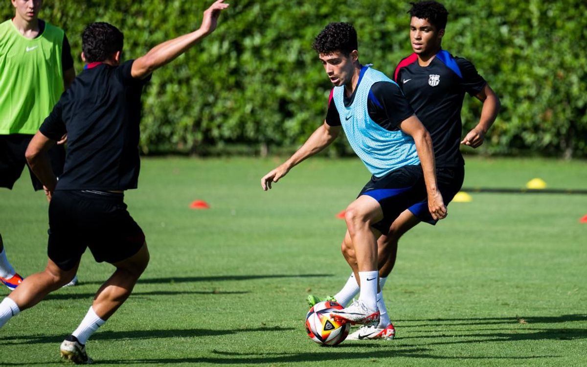 El Barça Atlètic ja treballa a la Vall d’en Bas