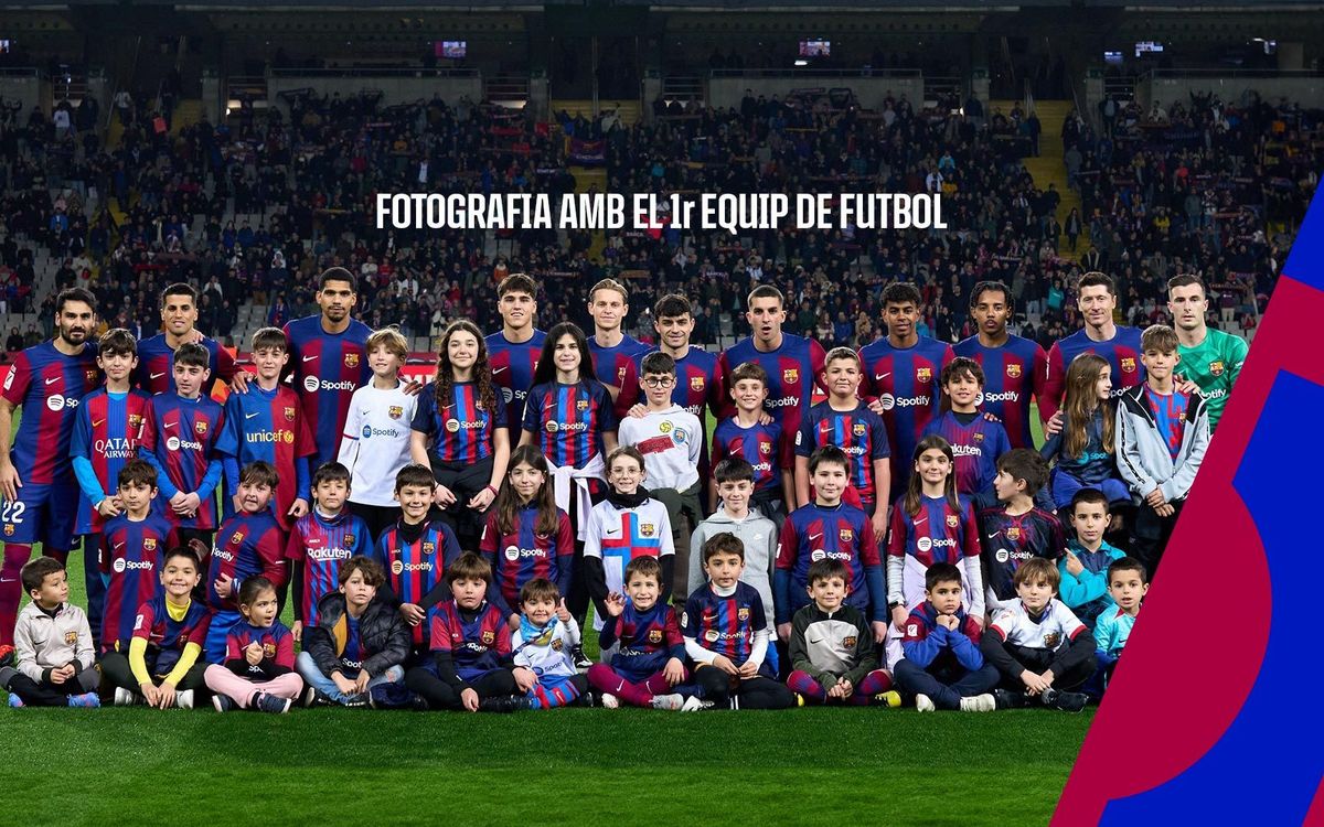 Obertes les inscripcions per a les fotografies amb el primer equip de futbol masculí