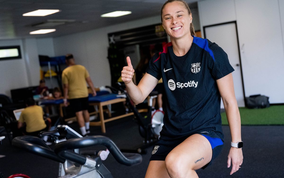 El Barça Femení se pone en marcha