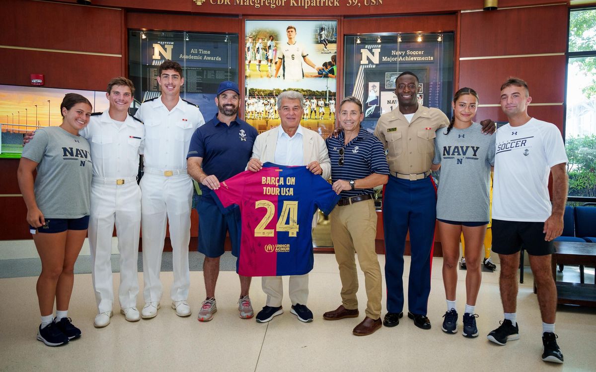 The Club's Board of Directors visit the Annapolis Naval Academy