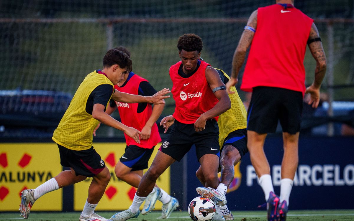 Últim entrenamiento antes del Clásico