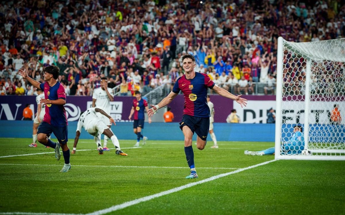 Pau Víctor shines in New York as Barça beat Real Madrid