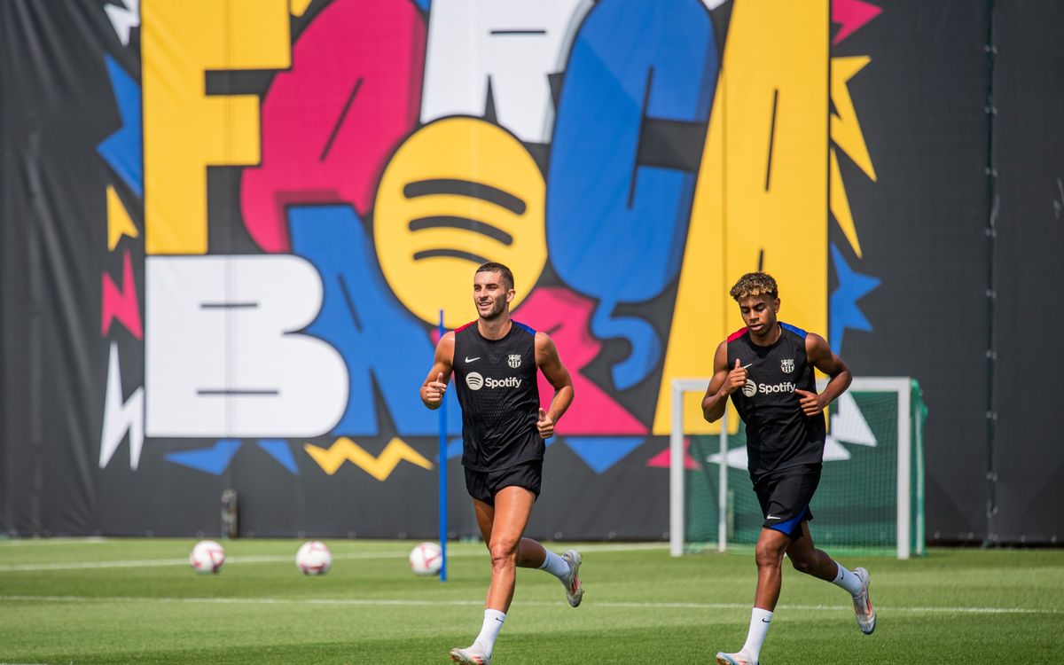 Double séance à la Ciutat Esportiva