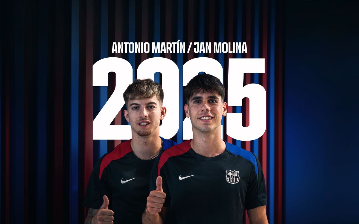 Antonio Martín y Jan Molina, renovados una temporada